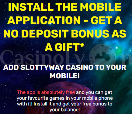 Slottyway mobilais casino