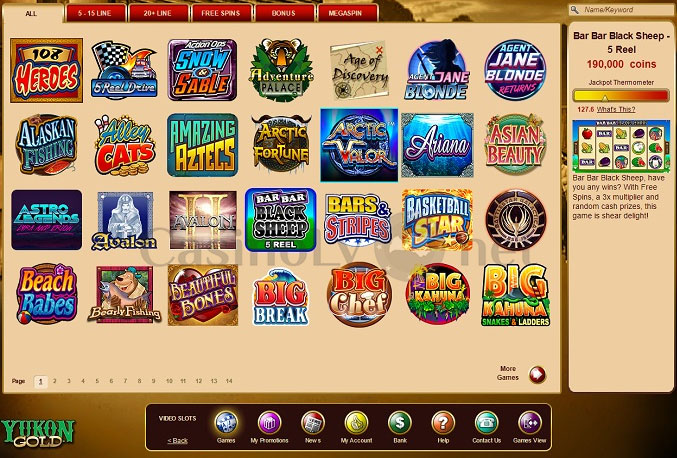Yukon Gold Casino Slots