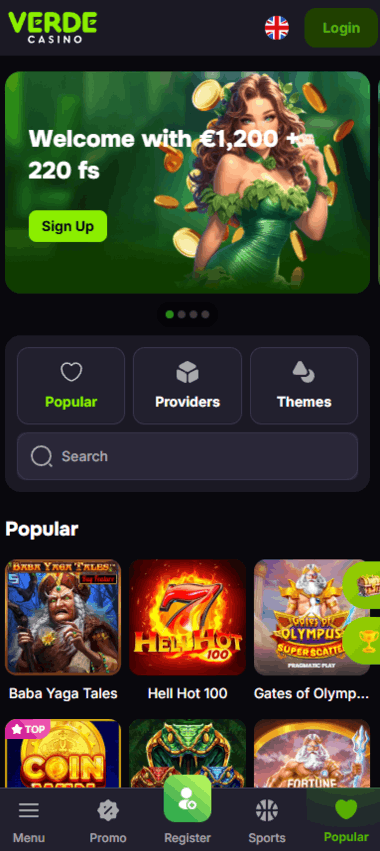 Mobile Casino Verde - īsta maģija