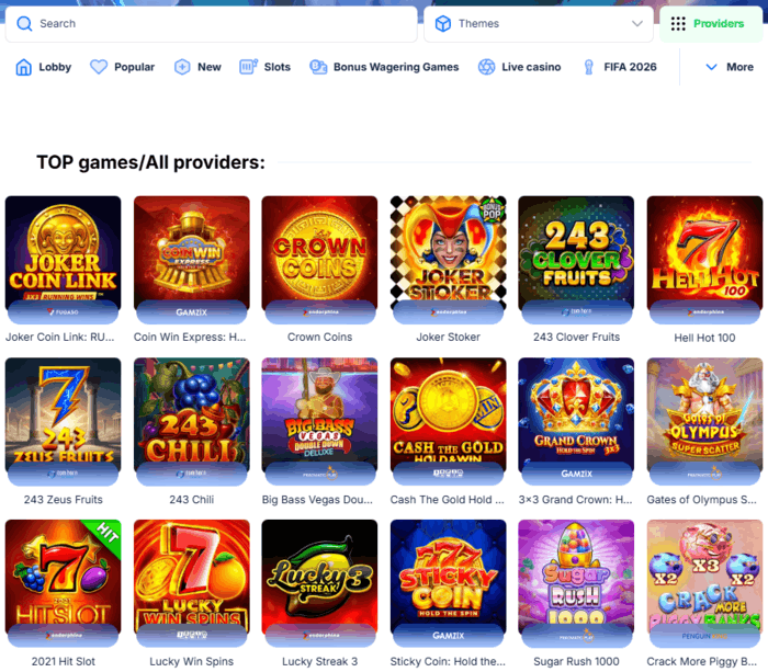 Ice Casino spēļu automāti Slots