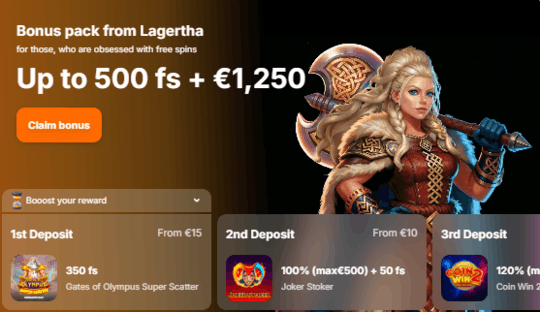 Lagertha bonusu komplekts