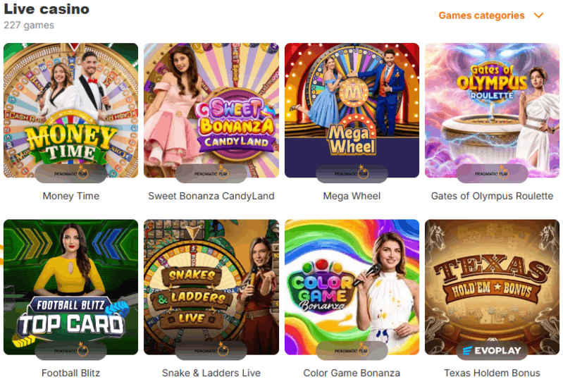 HitNSpin Live Casino