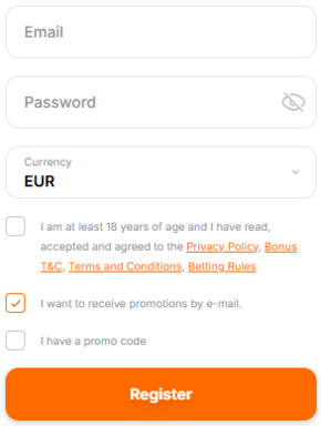 Reģistrācija HitNSpin Casino
